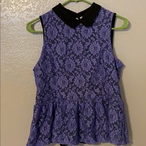 Violet Collar Shirt